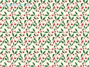 Geschenkpapier Kirschen (3 Farben)