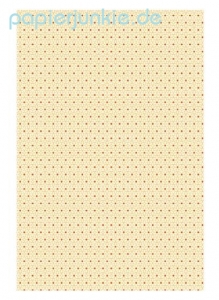 Geschenkpapier Florales Ornament auf Gelb
