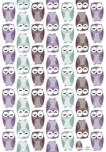 Geschenkpapier Owls