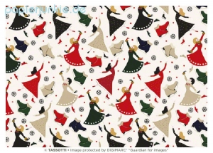Geschenkpapier Eislaufprinzessin (Grafiche Tassotti)