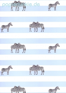 Geschenkpapier Zebras