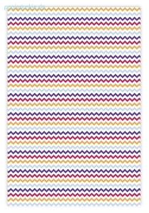 Geschenkpapier Zick Zack, bunt