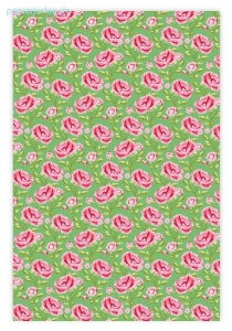 Geschenkpapier Shabby Chic-Rosen (4 Farben)