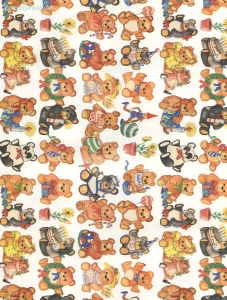 Geschenkpapier Teddybären (R*)