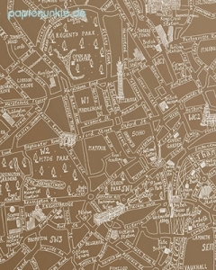 Poster-Geschenkpapier London Map