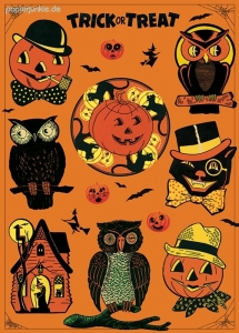 Geschenkpapier Halloween