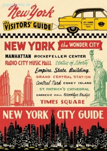 Geschenkpapier New York City Guide