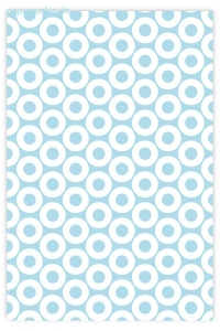 Geschenkpapier Donuts auf Hellblau