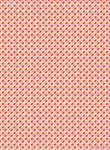 Geschenkpapier Ornament, rot/gelb/pink