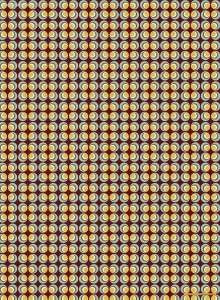 Geschenkpapier Retro-Spots, aubergine