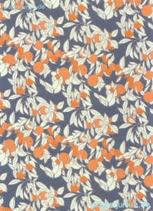 Geschenkpapier Orangery, Orangen