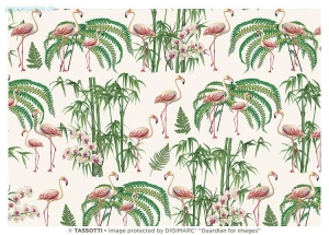 Geschenkpapier Flamingos, Fenicotteri (Grafiche Tassotti / A*)