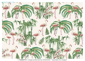 Geschenkpapier Flamingos, Fenicotteri (Grafiche Tassotti)