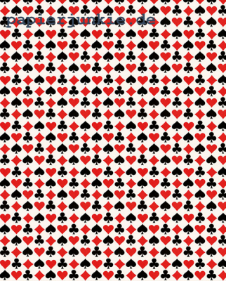 Geschenkpapier Carte da gioco, Spielkarten