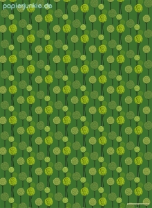 Geschenkpapier Laubbäume, Grün auf Grün (F*)