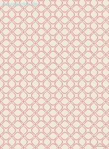 Geschenkpapier Grafikblumen, Beige/Rot