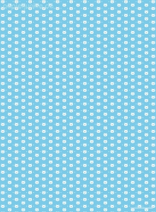 Geschenkpapier Bärchen auf Blau