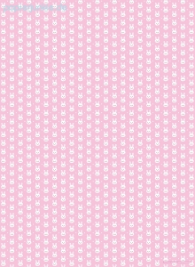 Geschenkpapier Häschen auf Rosa