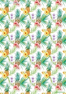 Geschenkpapier Ananas