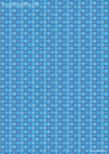 Geschenkpapier Christliche Feste, Fische blau (F*)