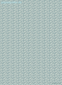 Geschenkpapier Blümchen auf Blaugrau