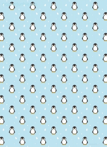 Geschenkpapier Pinguine