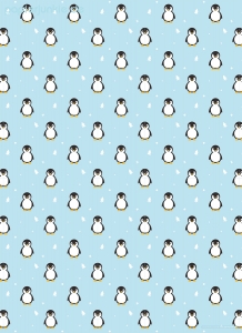 Geschenkpapier Pinguine