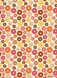 Geschenkpapier Donuts