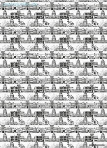 Geschenkpapier Architektur