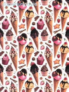 Geschenkpapier Ice Cream, Eiskreme