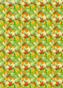 Geschenkpapier Gemüse & Salat