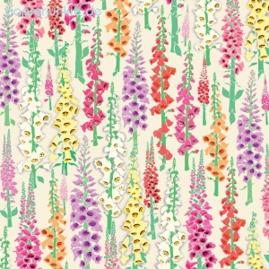 Geschenkpapier Foxgloves, Fingerhut