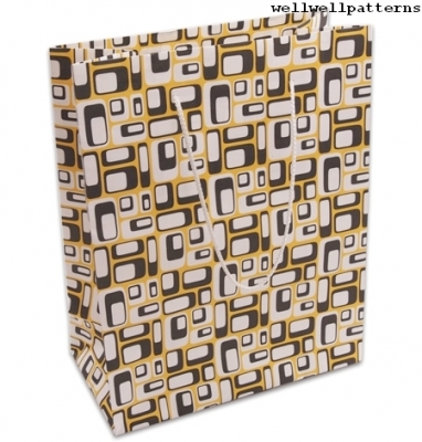Geschenkpapier Mosaik, gelb