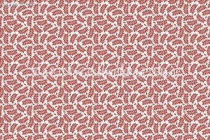 Geschenkpapier Zweige, rot/creme