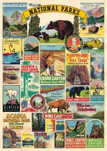 Geschenkpapier National Parks, USA