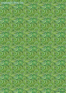 Geschenkpapier 70er Wellen, grün