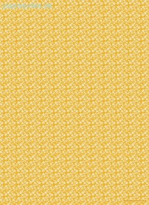 Geschenkpapier Blümchen auf Gelb