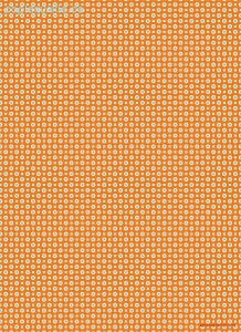 Geschenkpapier Punkte und Kästchen auf Orange