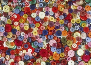 Geschenkpapier Bunte Knöpfe, Buttons