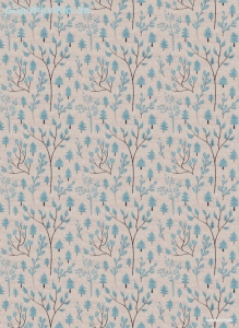 Geschenkpapier Winterwald