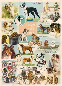 Geschenkpapier Dog Collage (Cavallini Papers)