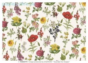 Geschenkpapier Watercolor flowers, Blumen