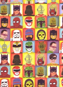 Geschenkpapier Jack Teagle, Heroes and Villains