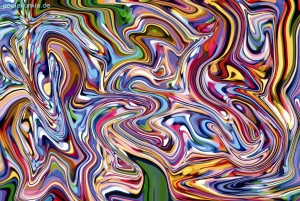Geschenkpapier Marmoriert, Wave