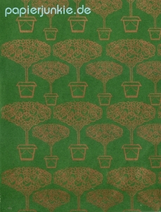 Geschenkpapier Rosenbaum, grün (R*)