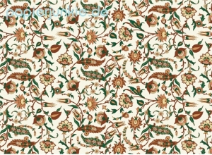 Geschenkpapier Arabesque, grün/braun