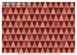 Geschenkpapier Geometria di Natale (Grafiche Tassotti)