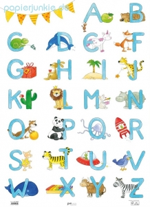 Geschenkpapier ABC für Kinder