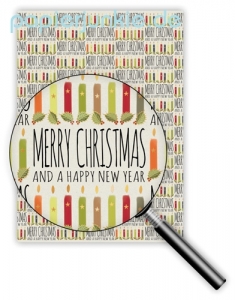 Geschenkpapier Merry Christmas and a Happy New Year (R*)