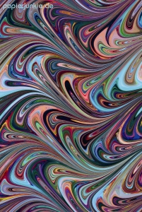 Geschenkpapier Marmoriert, Wave bunt (A*)